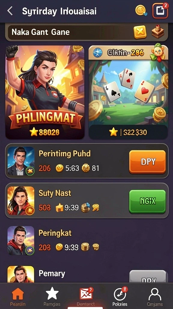 Berbagai karakter dengan kemampuan unik untuk dipilih.
