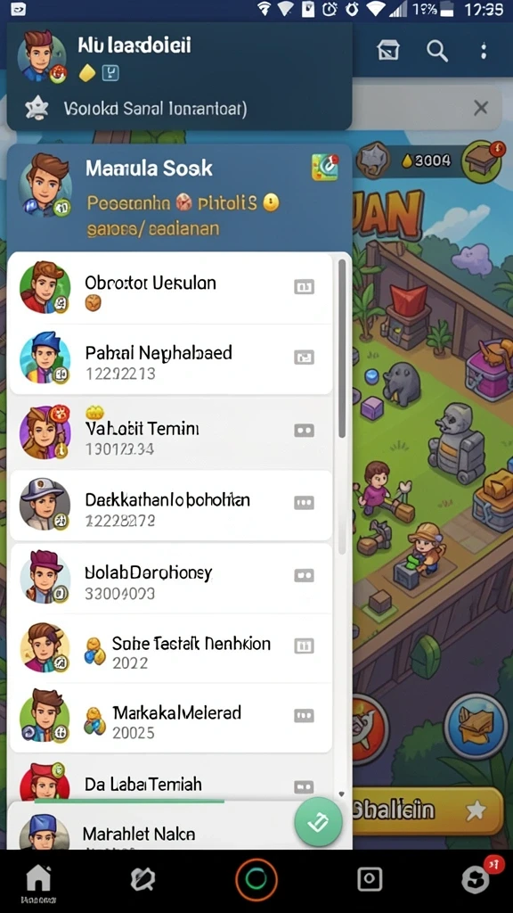 Tampilan awal aplikasi 98SPIN yang menarik.