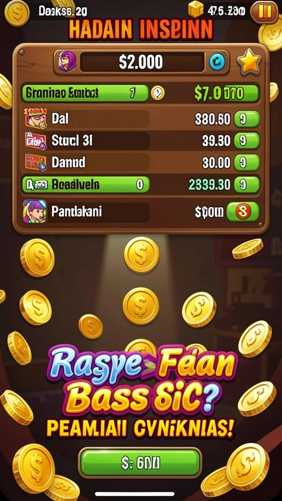 Beragam pilihan mesin slot yang tersedia.