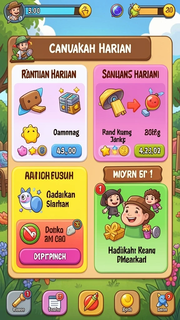 Tampilan antarmuka yang intuitif dan mudah dipahami.