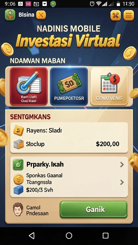 Menampilkan karakter utama dalam aksi pertempuran.
