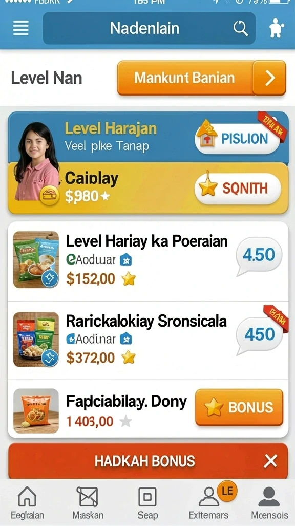 Karakter unik yang dapat dipilih sesuai preferensi pemain.