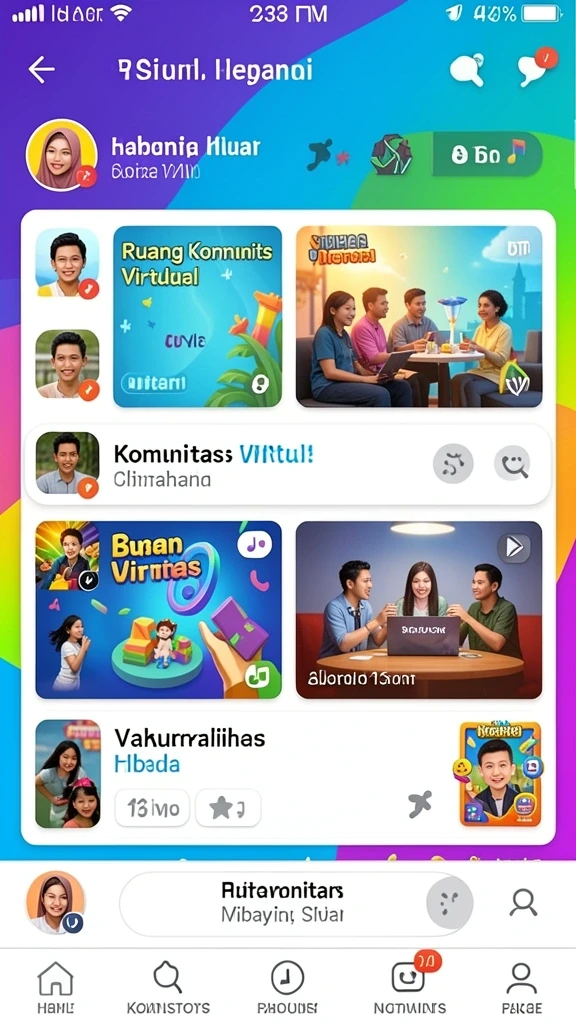 Efek visual yang memukau di setiap level.