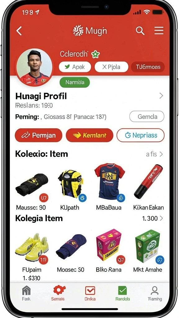 Karakter unik dengan kemampuan berbeda.