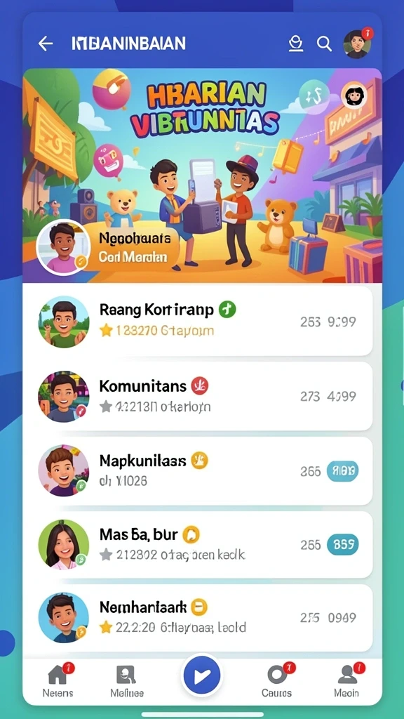 Fitur bonus harian yang menambah keseruan bermain.