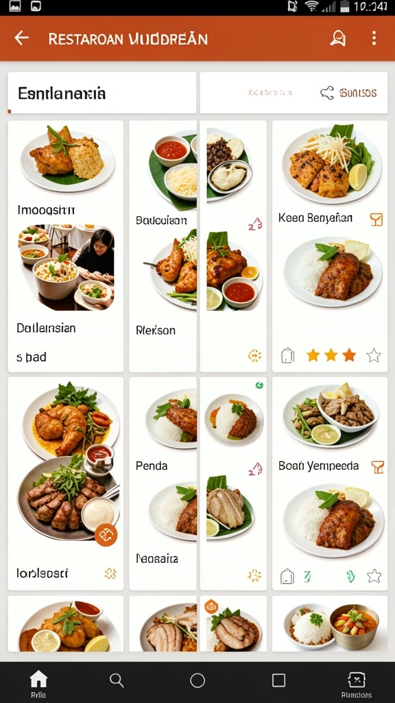 Tampilan antarmuka yang modern dan user-friendly.