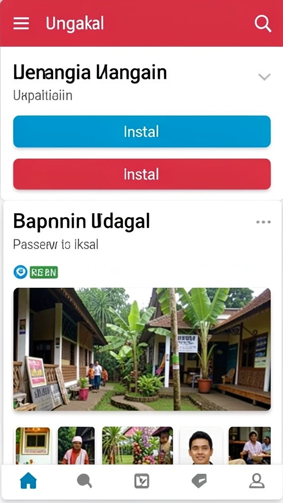Tampilan utama BARA22 yang penuh warna dan menarik perhatian.