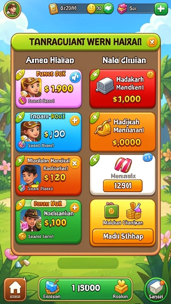 Tampilan antarmuka yang menarik dan user-friendly.