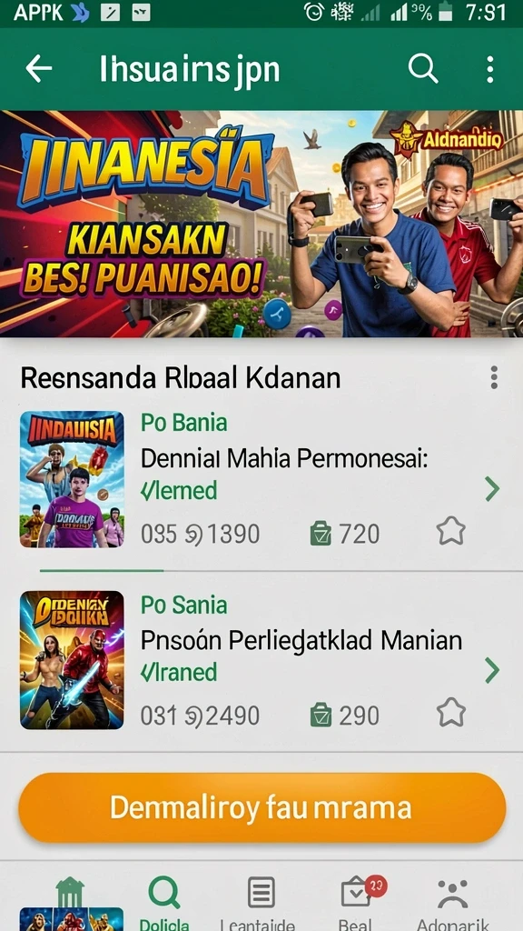 Tampilan awal DEWAPG yang menarik dan informatif.