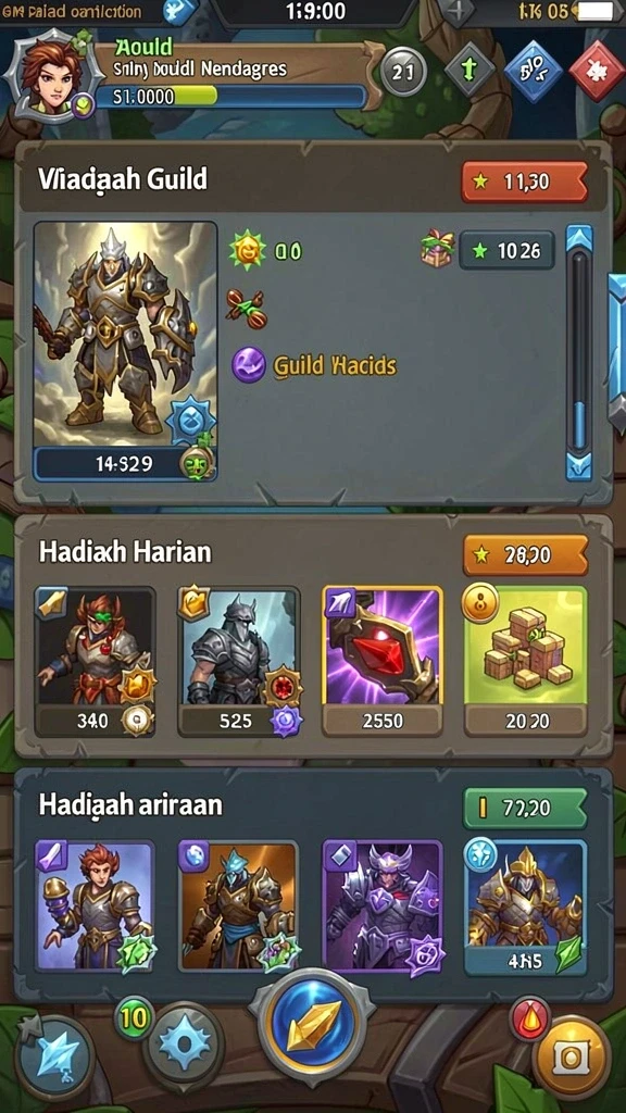 Screenshoot momen aksi seru dalam permainan.