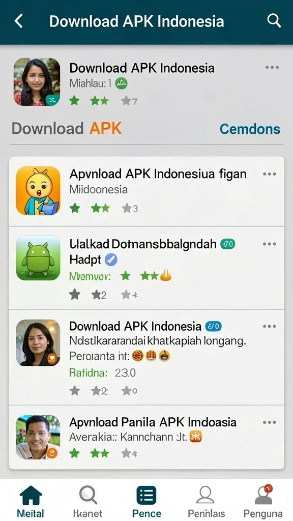 Pemandangan grafis yang indah dalam permainan.