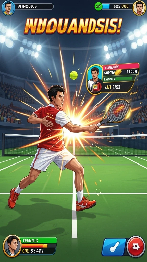 Screenshot memperlihatkan leaderboard yang kompetitif.