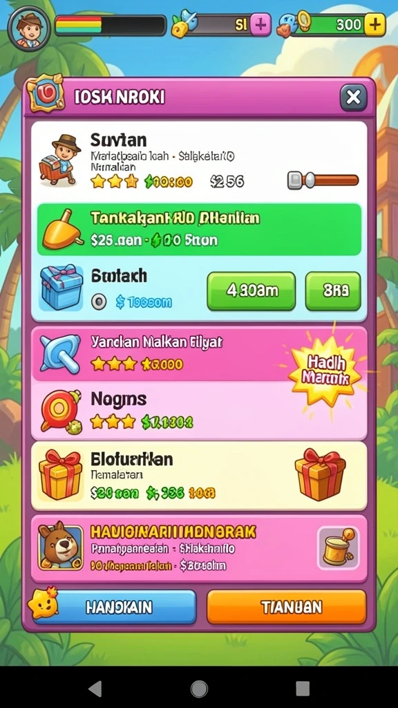 Aksi seru dalam mode multiplayer bersama teman.