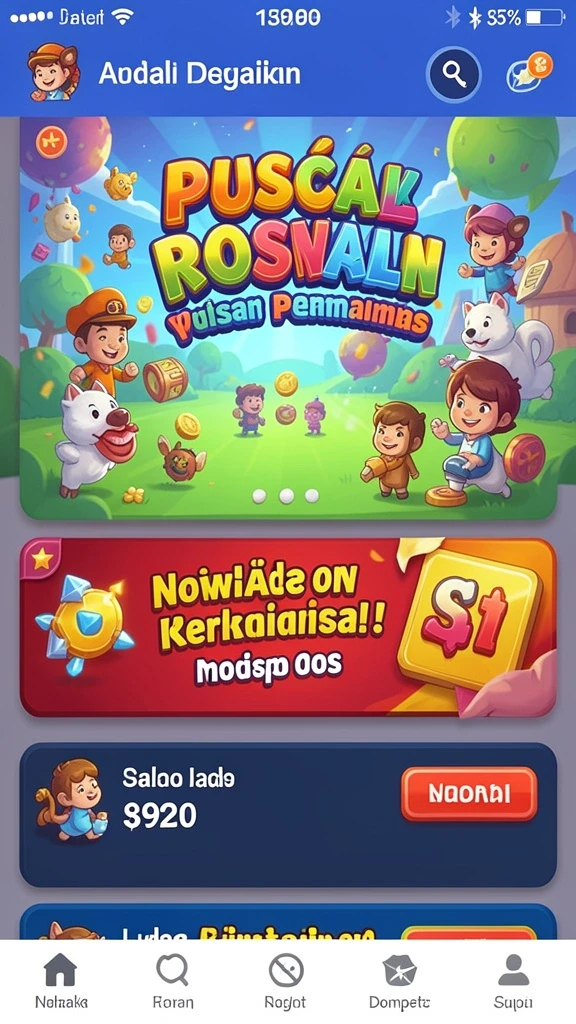 Tampilan antarmuka KOKO288 yang menarik dan modern.