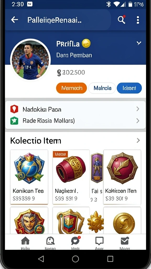 Tampilan antarmuka yang modern dan intuitif.