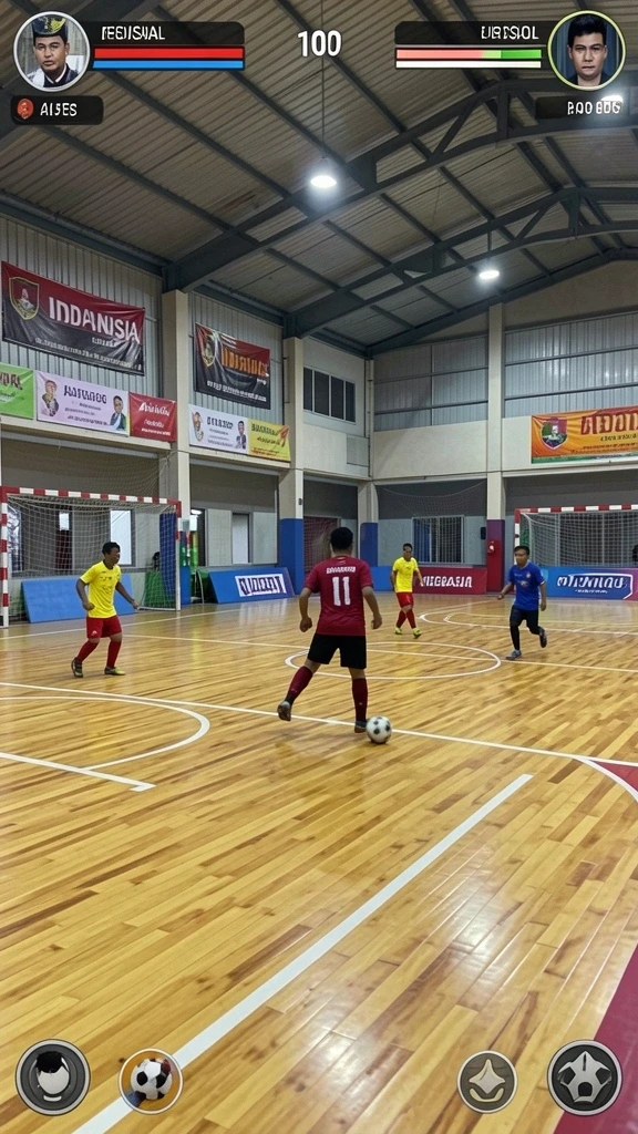 Tampilan antarmuka permainan yang menarik.