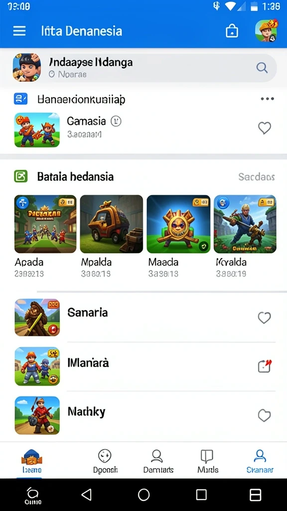 Tangkapan layar menunjukkan fitur upgrade karakter yang menarik.