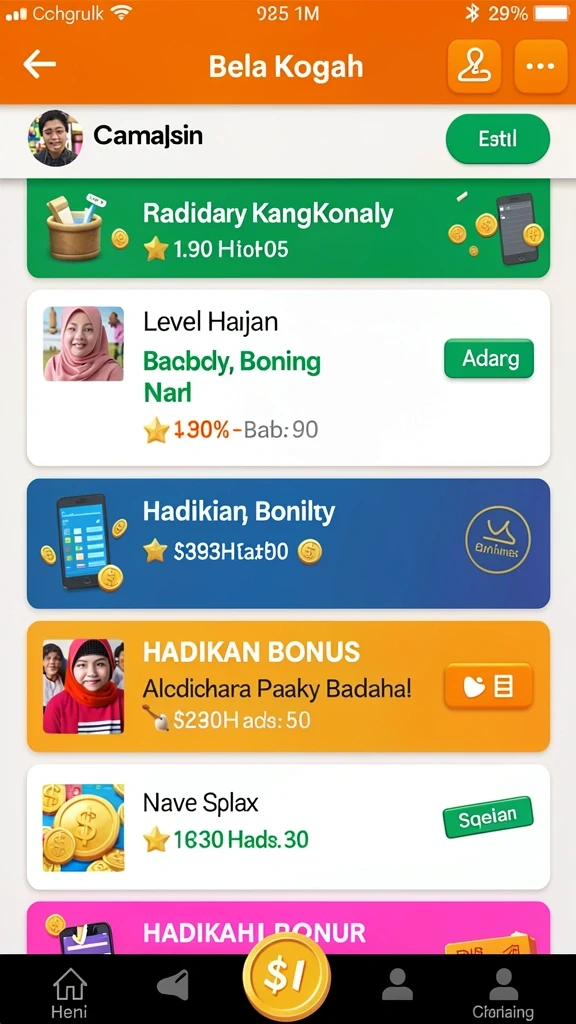 Fitur komunitas yang memungkinkan interaksi antar pemain.