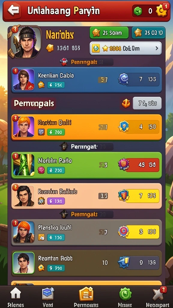 Bermain dengan teman dalam mode multiplayer.