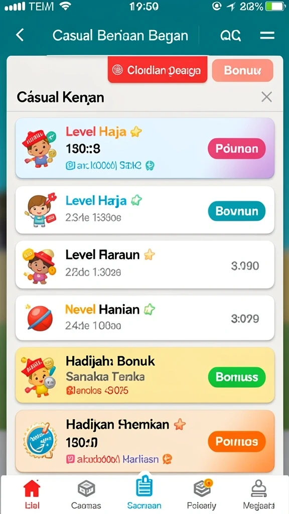Visual grafik yang memukau dalam permainan.
