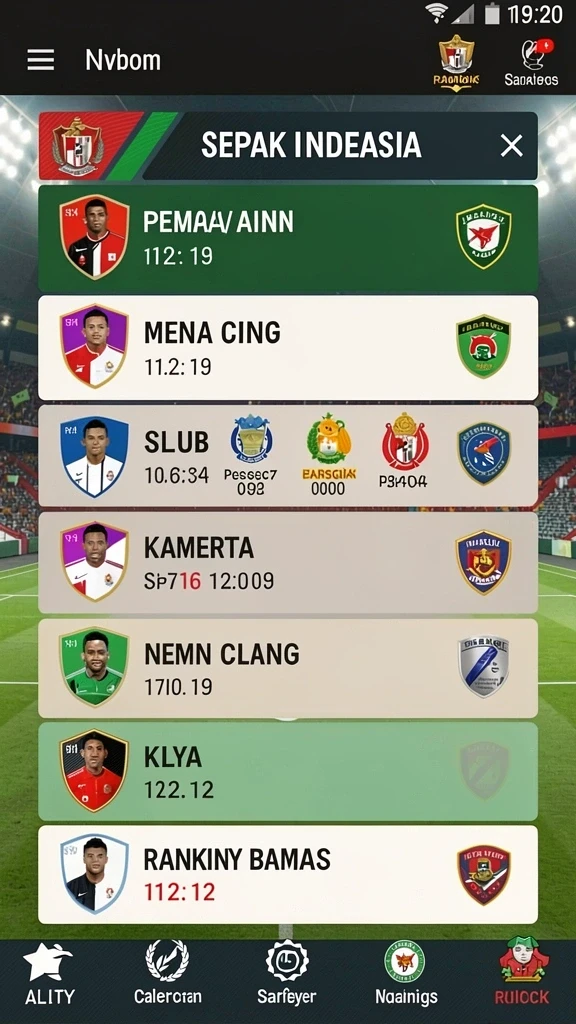 Tampilan menu utama yang menarik dan mudah dinavigasi.
