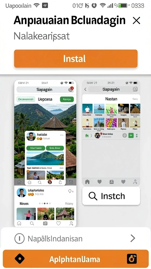 Screenshot menampilkan karakter utama dalam aksi.