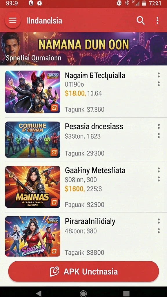 Misi harian yang menantang dan menguntungkan.