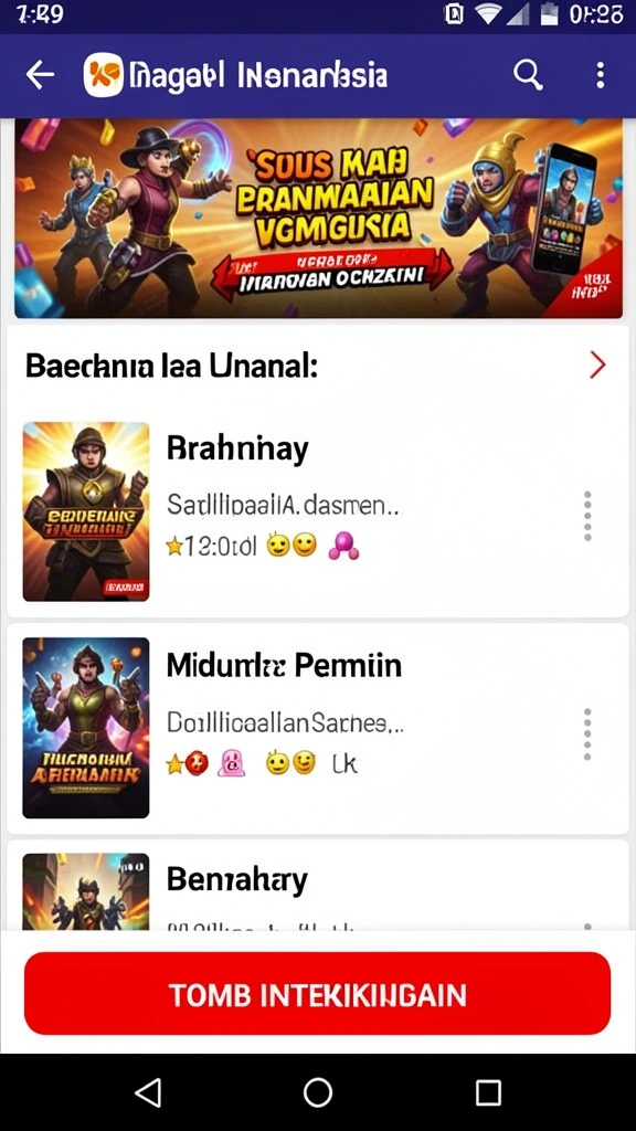 Tampilan antarmuka yang ramah pengguna dan menarik.
