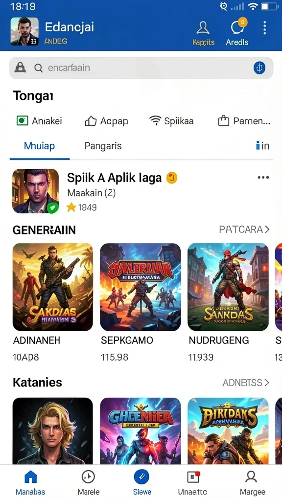 Tampilan antarmuka yang intuitif dan mudah digunakan.