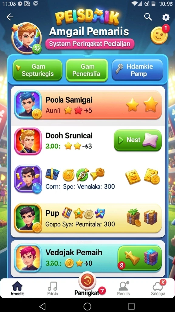 Beragam pilihan tema slot yang menarik dan berwarna.