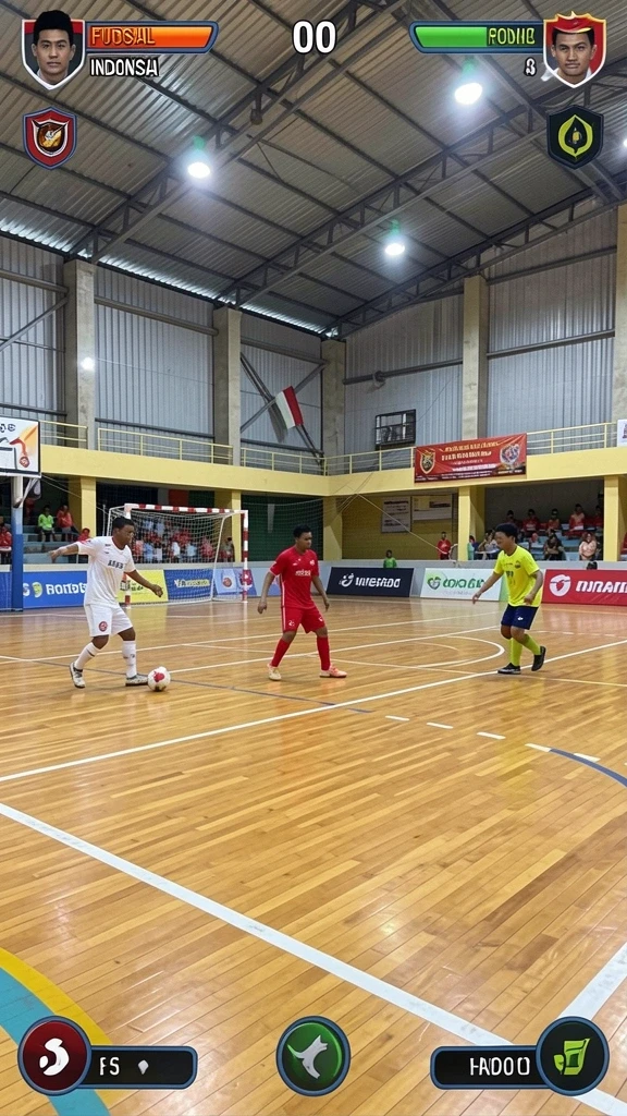 Tampilan antarmuka permainan yang menarik dan mudah dinavigasi.