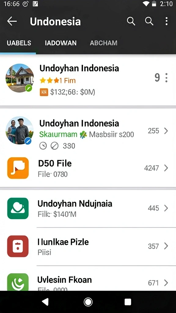 Tangkapan layar menunjukkan tantangan level yang menarik.