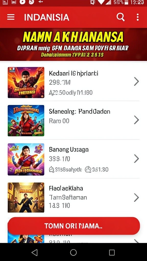 Tampilan arena hoki yang memukau.