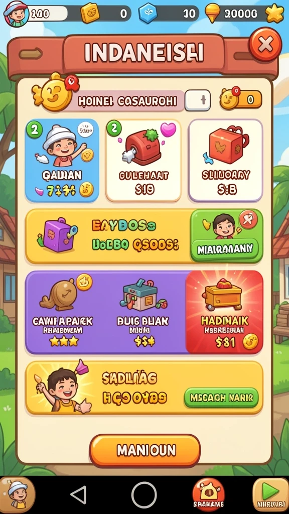 Mode permainan baru yang lebih seru dan menantang.