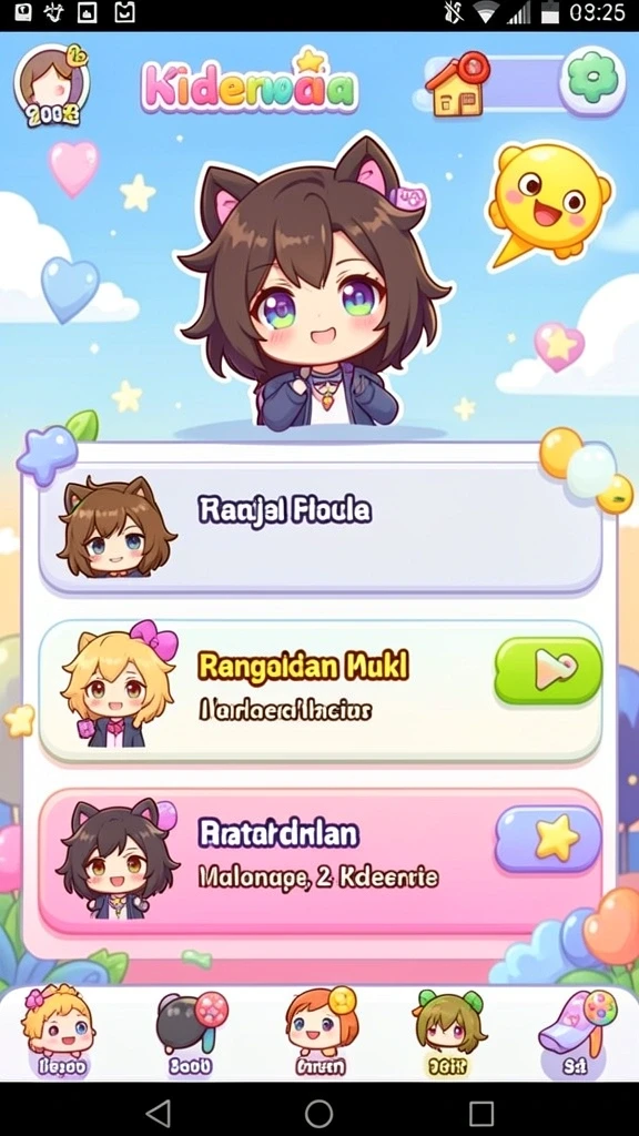 Tangkapan layar petualangan menarik di level pertama.
